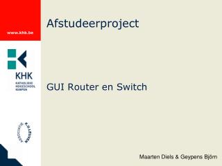 Afstudeerproject