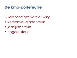 de kmo portefeuille