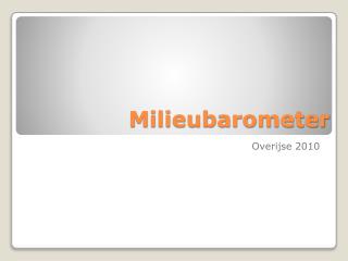 milieubarometer