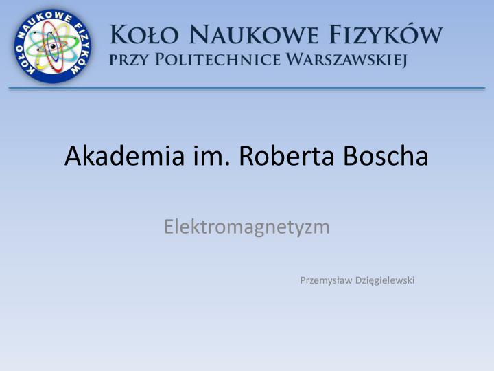 akademia im roberta boscha