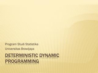 program studi statistika universitas b rawijaya
