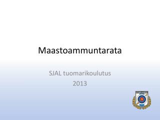 maastoammuntarata