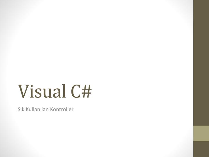 visual c