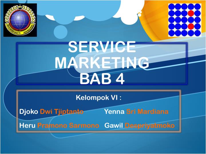 service marketing bab 4