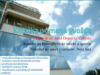 klini ka primena gvo a
