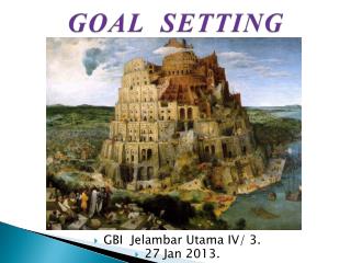 goal setting