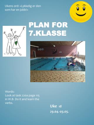 plan for 7 klasse