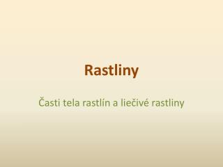 rastliny