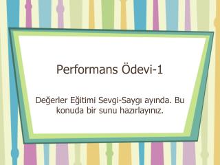 performans devi 1