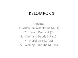 kelompok 1