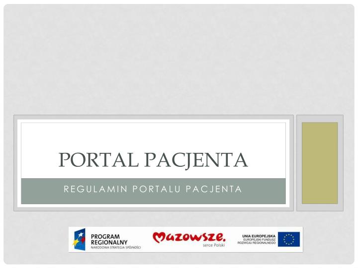 portal pacjenta