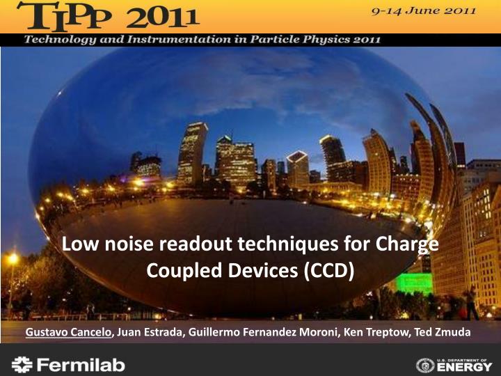 low noise readout techniques for charge coupled devices ccd