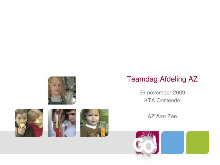 teamdag afdeling az