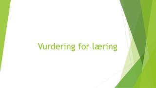 vurdering for l ring
