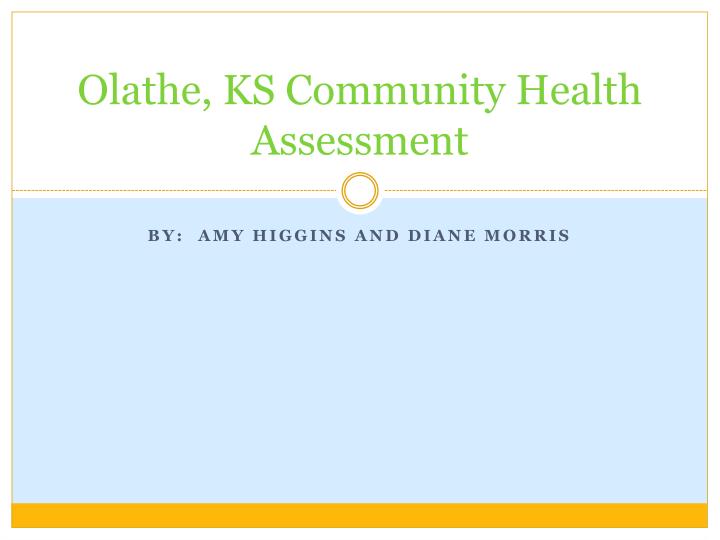 olathe ks community health assessment