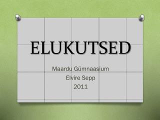 elukutsed