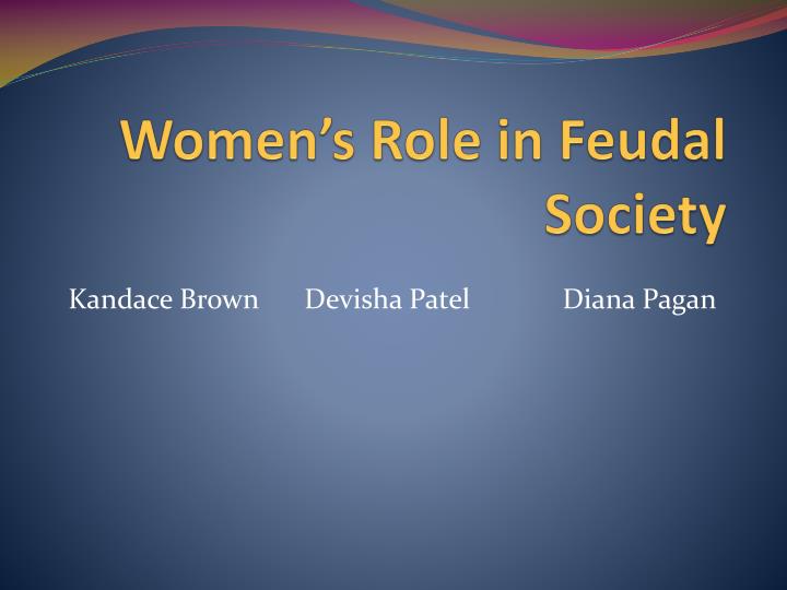 women s role in feudal society