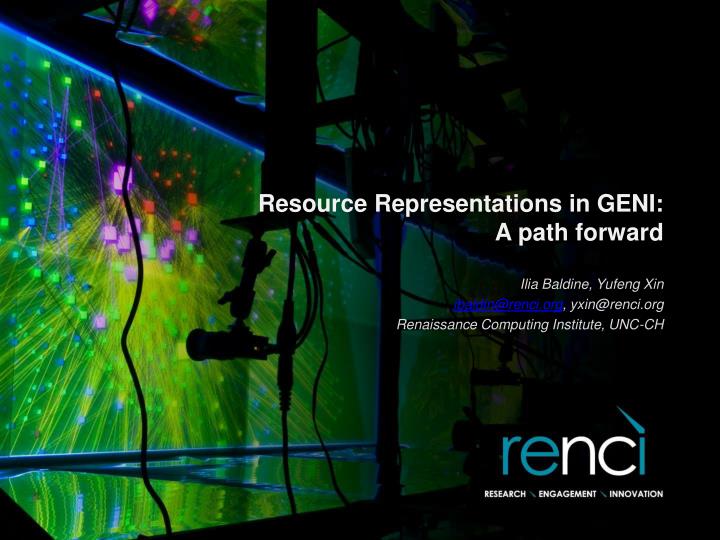 resource representations in geni a path forward