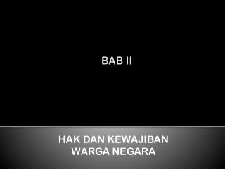 hak dan kewajiban warga negara