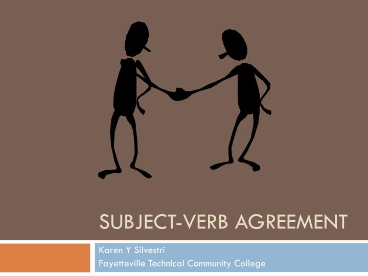 subject verb agreement