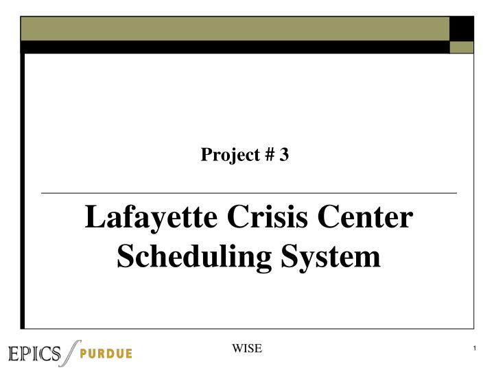 lafayette crisis center scheduling system