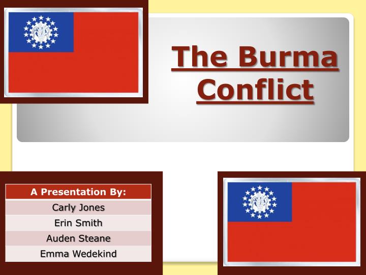 the burma conflict