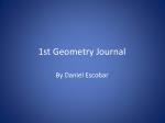 1st Geometry Journal - slide 1