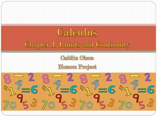 Calculus Chapter 1: Limits and Continuity