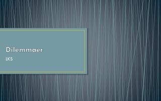 dilemmaer