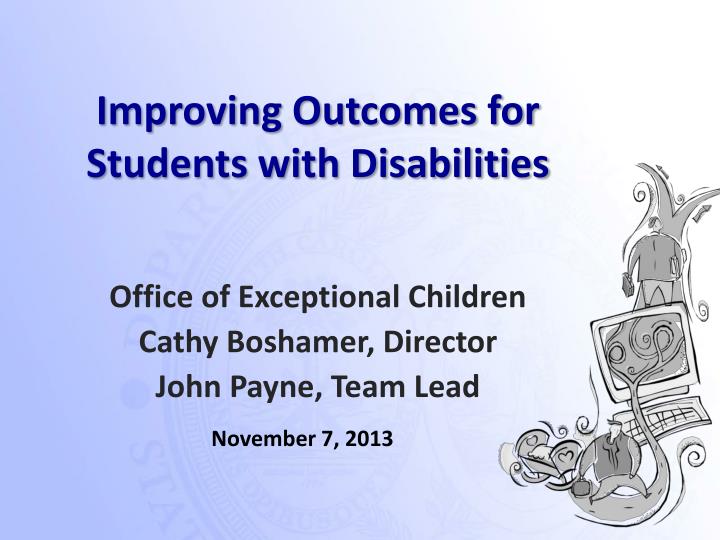 improving outcomes for students with disabilities