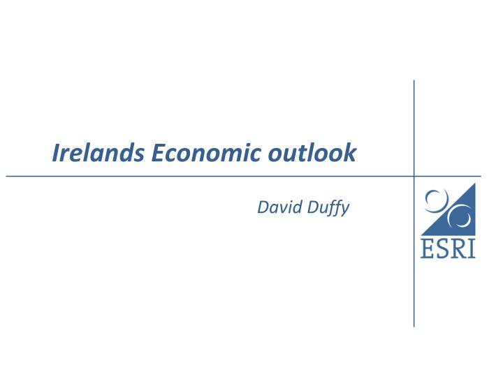 irelands economic outlook