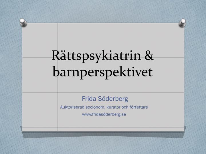 r ttspsykiatrin barnperspektivet