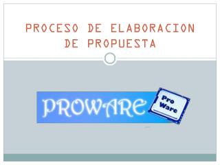 proceso de elaboracion de propuesta