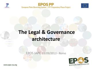 The Legal &amp; Governance architecture