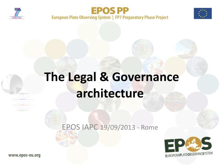 the legal governance architecture