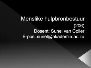 menslike hulpbronbestuur