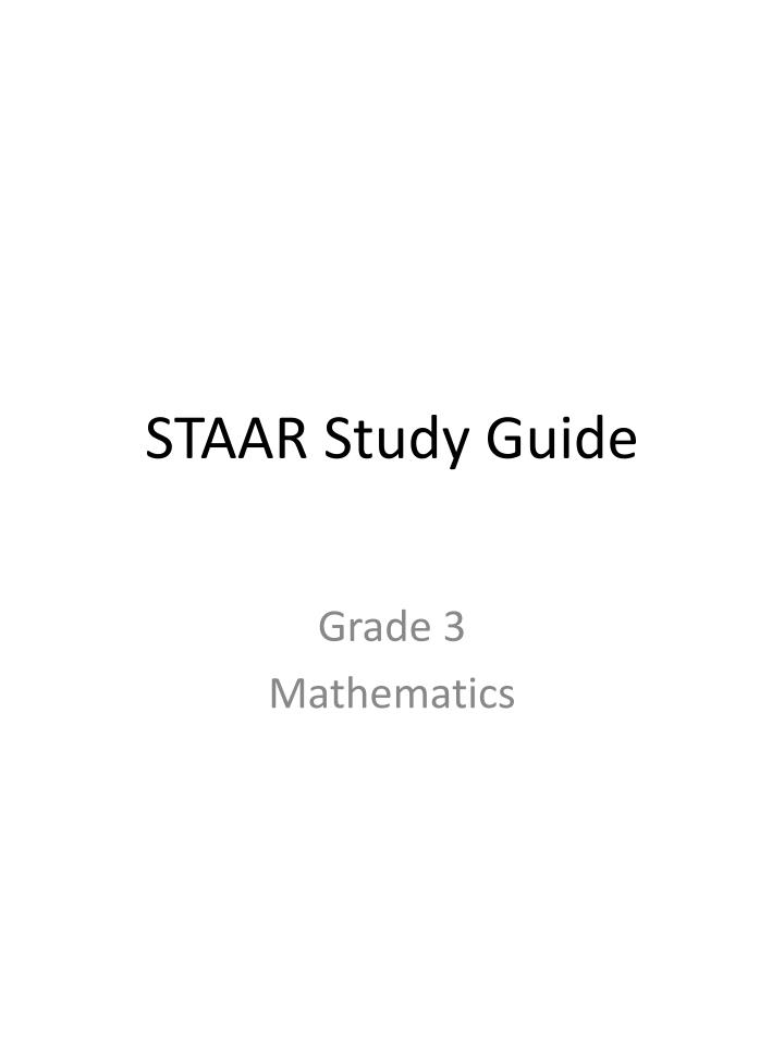 staar study guide