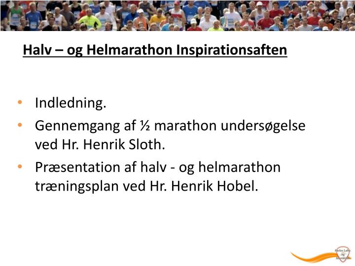 halv og helmarathon inspirationsaften