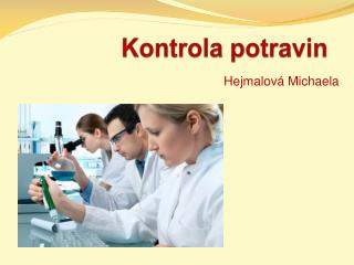 kontrola potravin