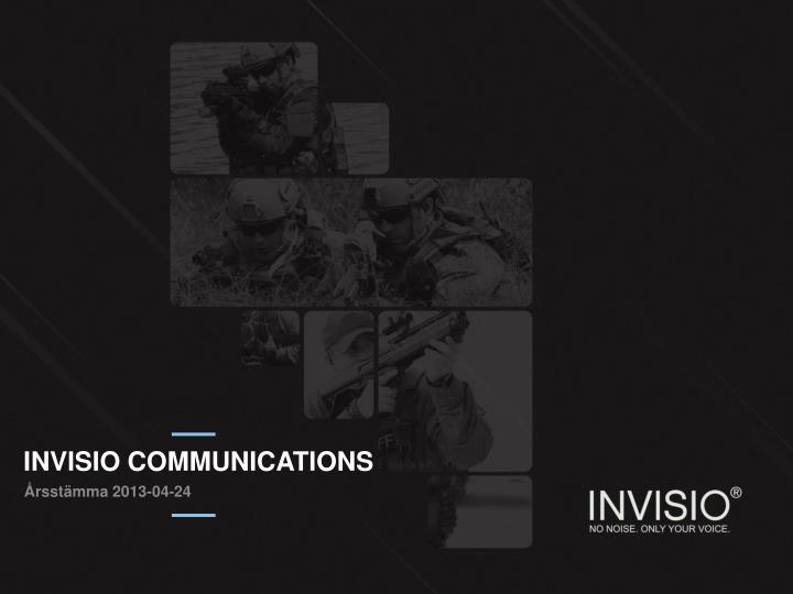 invisio communications