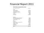 Financial Report: 2011 Budget & 2012 Bank Account Balance Analysis - slide 1