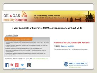 Is your Corporate or Enterprise MDM solution complete without MHM?