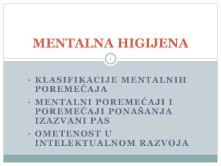 mentalna higijena