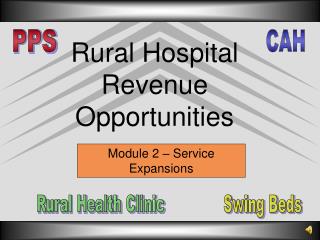 Rural Hospital Revenue Opportunities