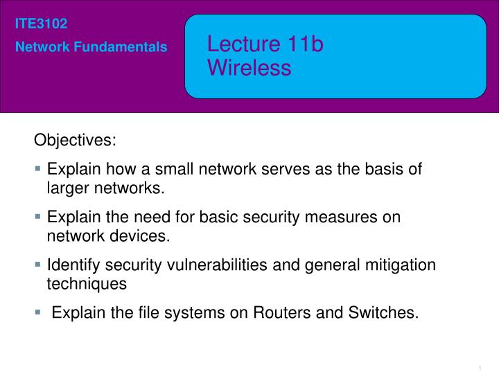lecture 11b wireless