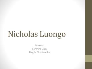 Nicholas Luongo
