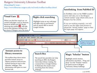 Instant access to library resources