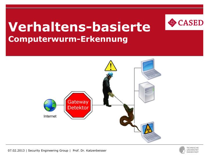 verhaltens basierte computerwurm erkennung