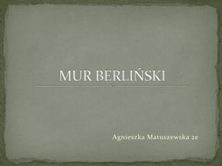 mur berli ski