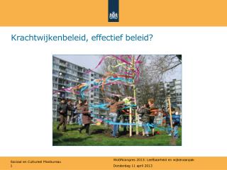 krachtwijkenbeleid effectief beleid